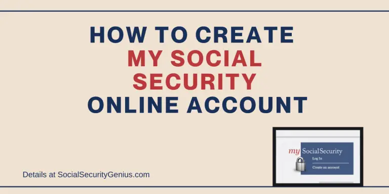 My Social Security Account Login Social Security Genius   How To Create A My Social Security Online Account 768x384 