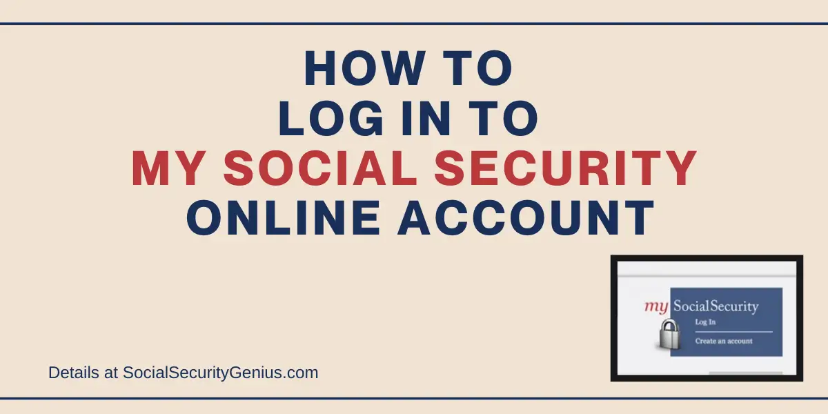 My Social Security Account Login - Social Security Genius