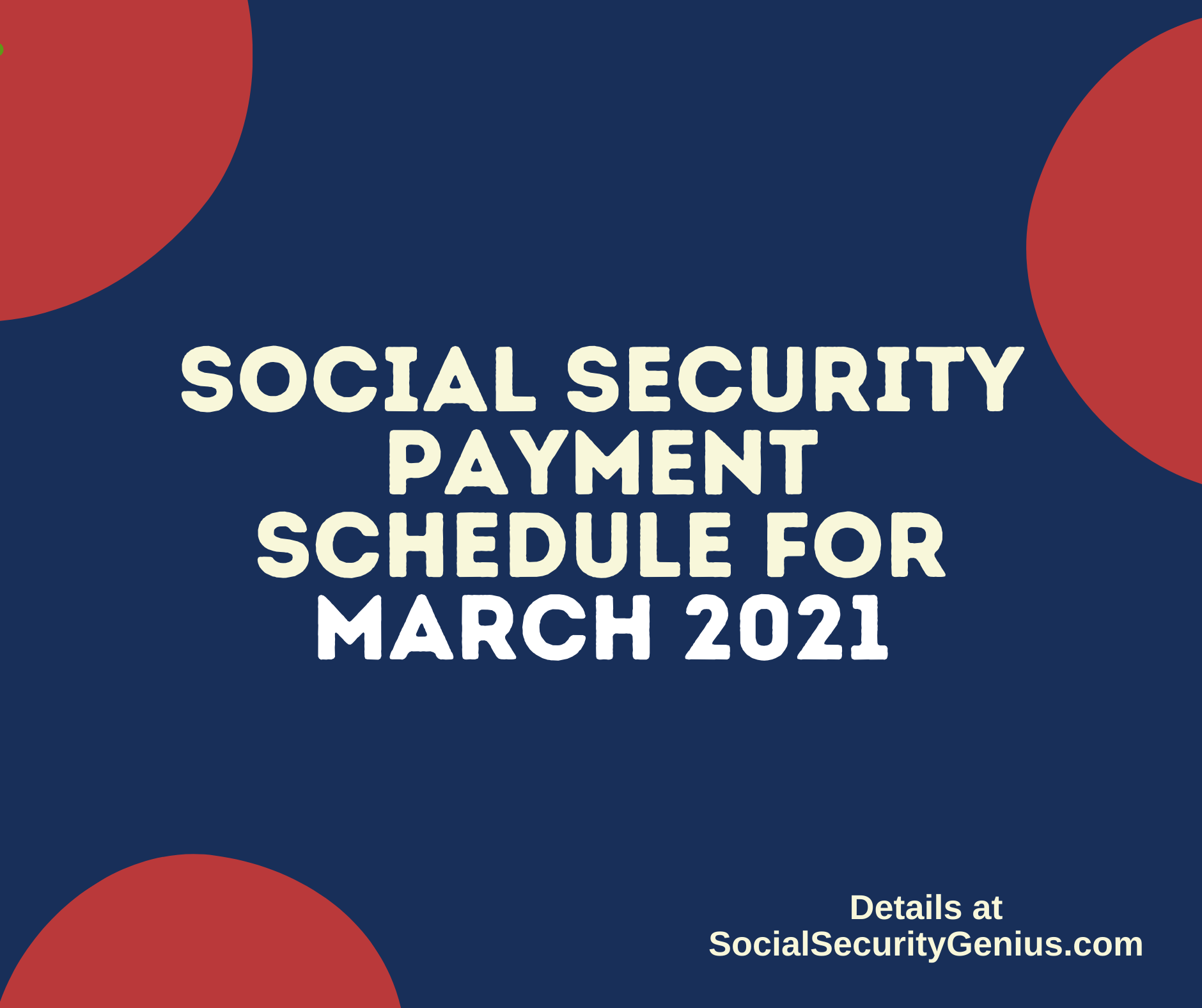 March Social Security Payments